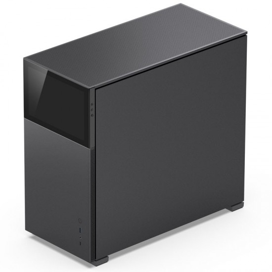JONSBO D41 SC BLACK ATX Tempered Glass Computer Case with HD-LCD